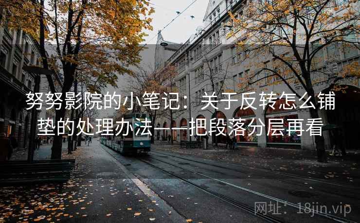 努努影院的小笔记：关于反转怎么铺垫的处理办法——把段落分层再看